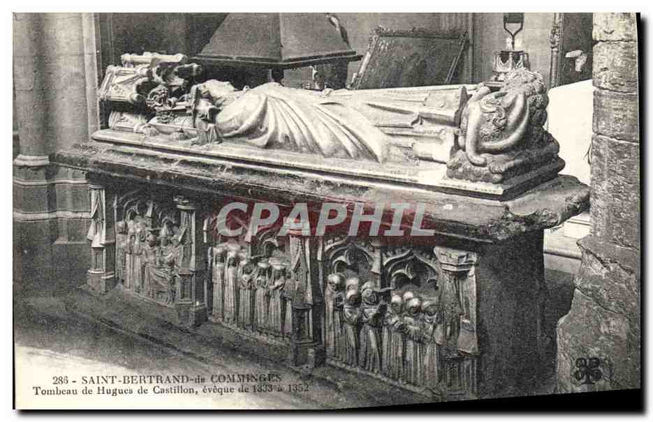 CPA Mort Saint Bertrand de comminges Tombeau de Hugues de Castillon eveque