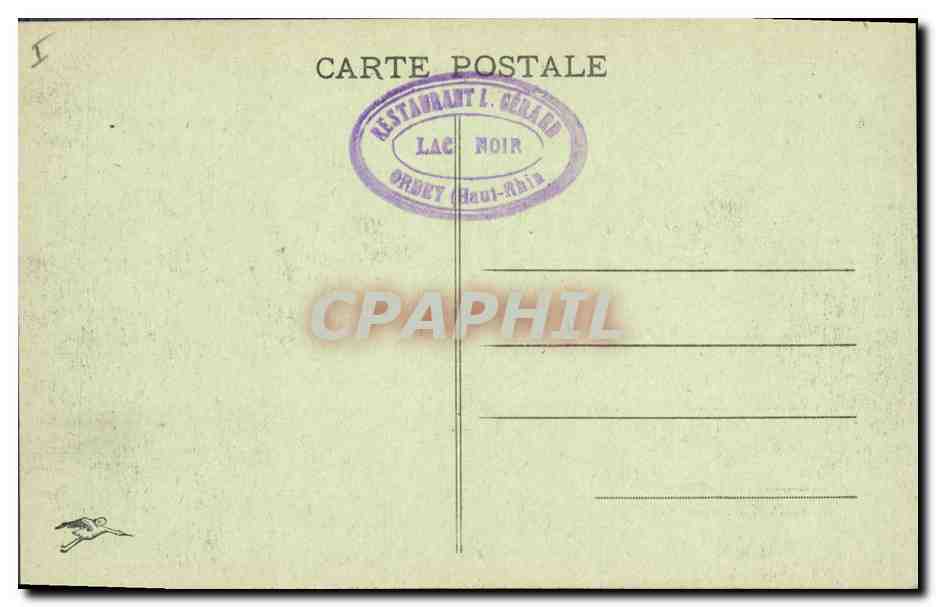 CPA Mort Tombe du general Bataille Ancienne borne frontiere — Rückseite