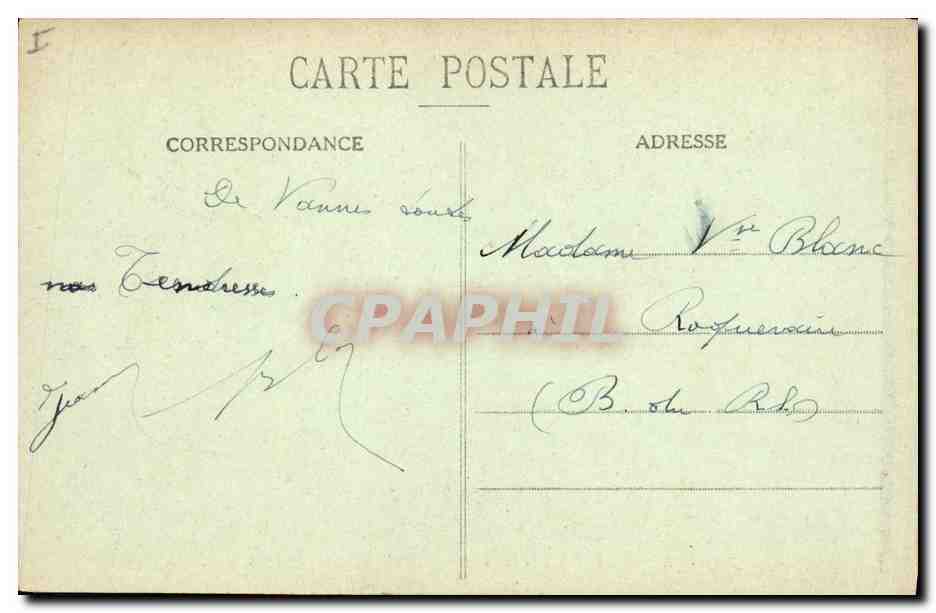 CPA Mort Vannes Interieur de la cathedrale Le tombeau de St Vincent Ferrier — Rückseite