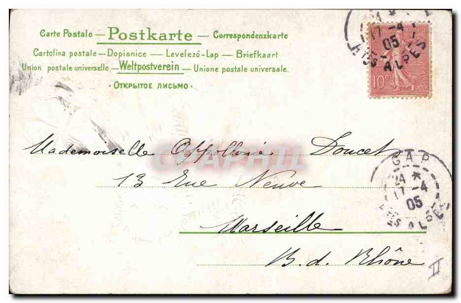 Chien avec trèfle à quatre feuilles — éditeur 'Union postale universelle' n°3569 — Reverso