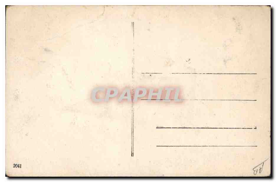 Deux petits lions jouant — illustration — CPAPHIL n°2041 — Verso