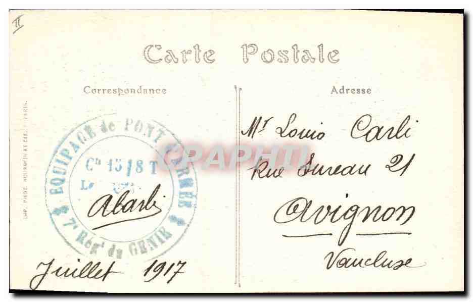 Ruines de l'Église de WOESTEN (Belgique) — 7e Régiment du Génie — Édition DETHICK, Roubrugge — Achterkant
