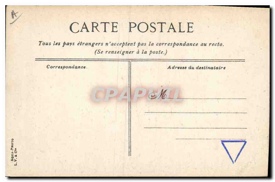 CPA Bateau Le Hoche Garde cote Cuirasse amiral  — Verso