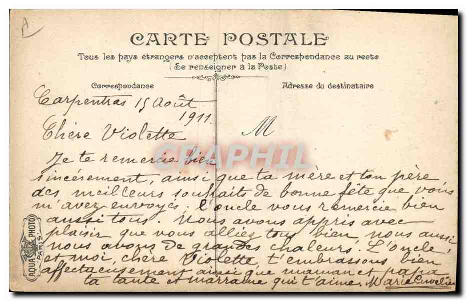 CPA Bateau Le Hoche Garde cote Cuirasse amiral  — Verso