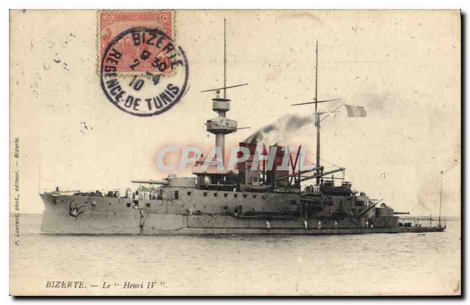 BIZERTE — Le "Henri IV" — P. Laurent, phot. éditeur, Bizerte
