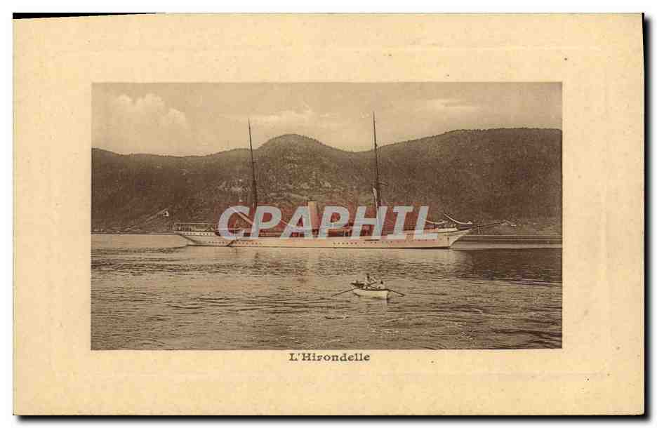 CPA Bateau L'hirondelle 