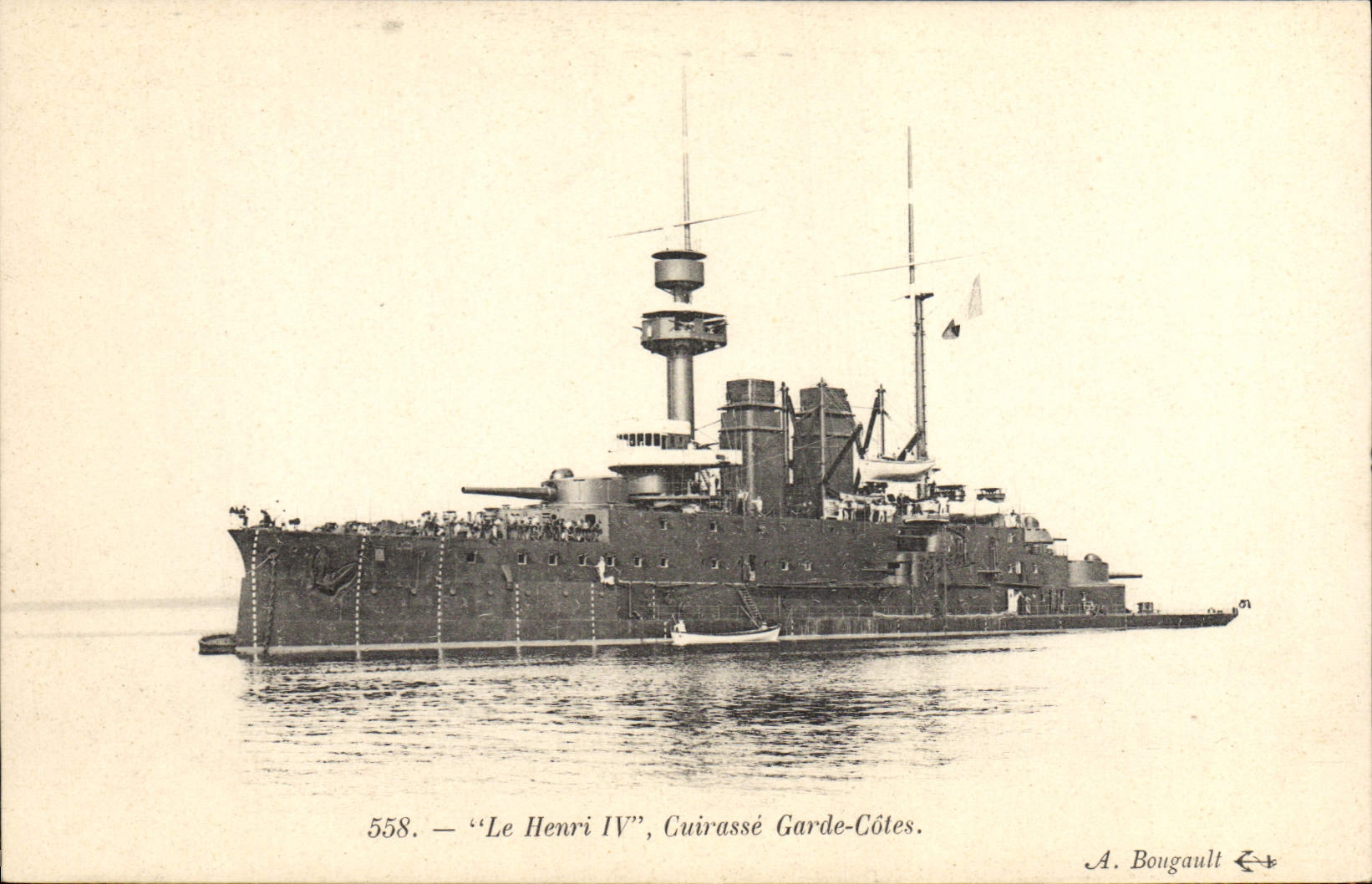 Le Henri IV — Cuirassé Garde-Côtes — A. Bougault n°558