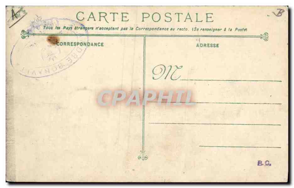 CPA Bateau Hallebarde Contre torpilleur  — Verso
