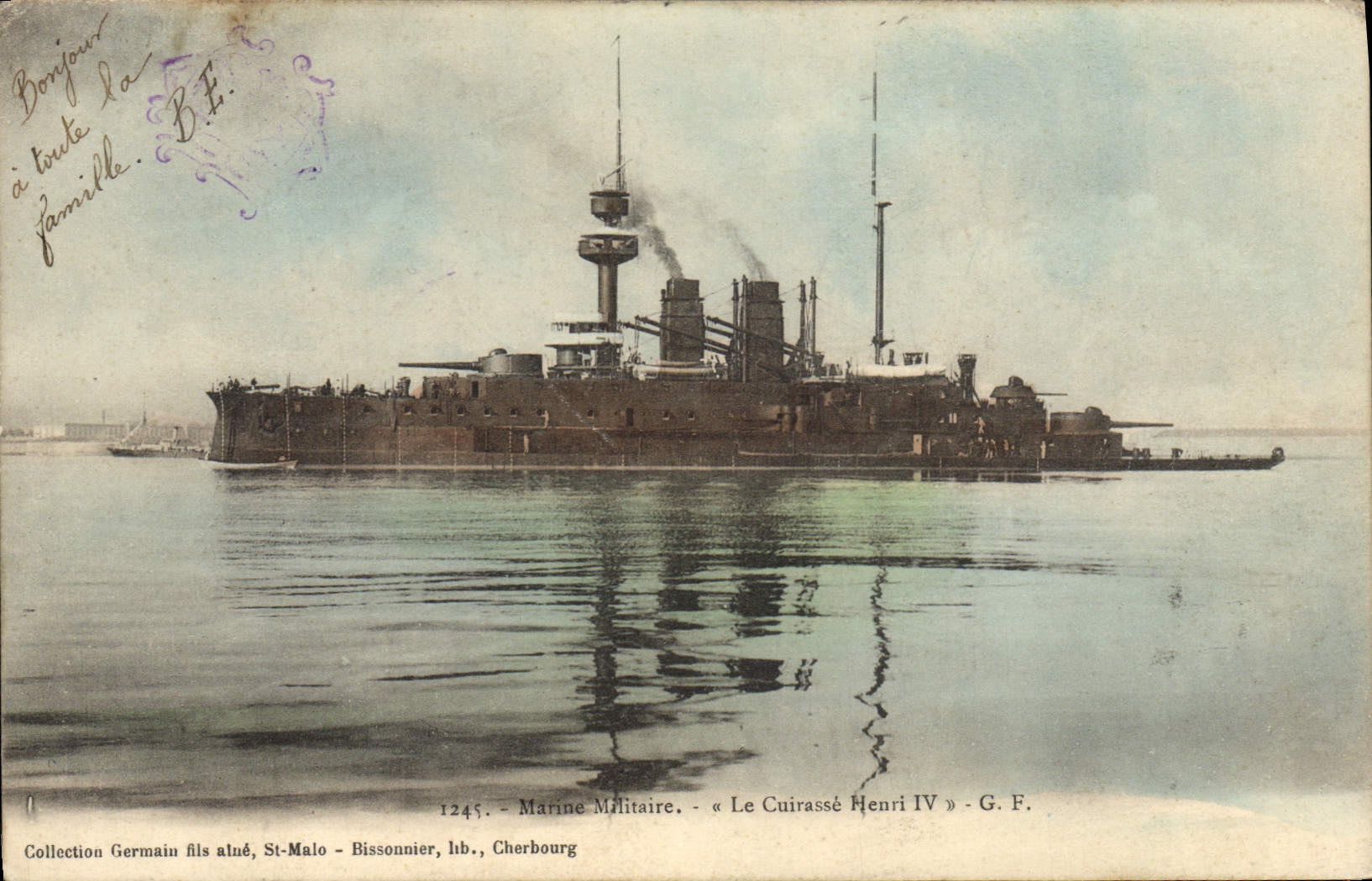 CPA Bateau Le cuirasse Henri IV 