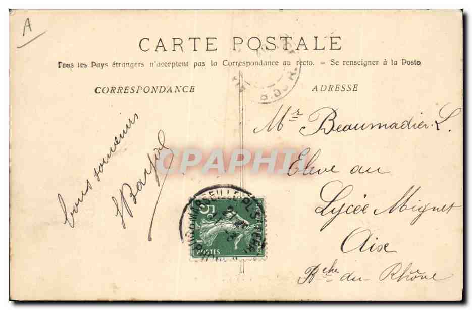 Le "Henri IV", Garde-côtes cuirassé — A. Bougault, n° 558 — Reverso