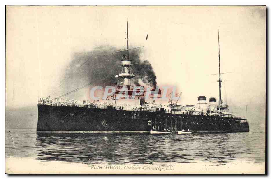 CPA Bateau Victor Hugo Croiseur Cuirasse 