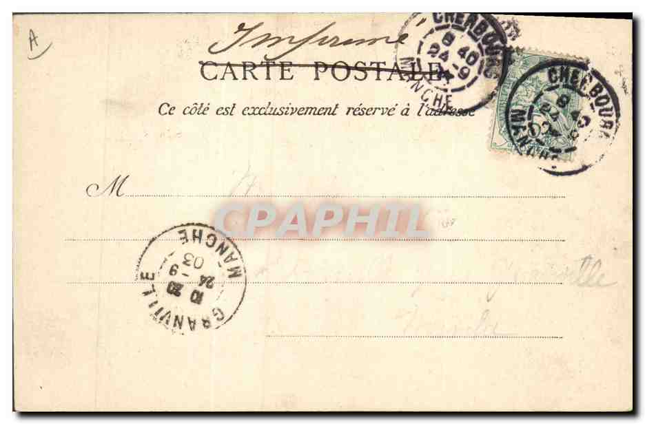 Le "Henri IV" — Bateau de guerre — G.F. Chechbourg — Verso