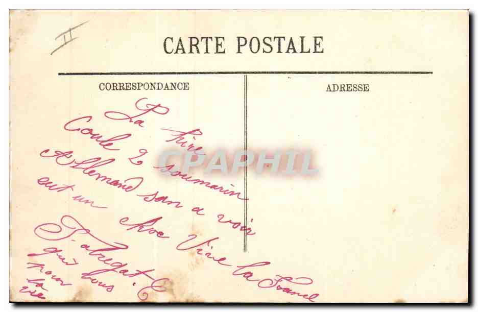 La "Hire", Croiseur-Torpilleur — LL — Marine de Guerre — Verso