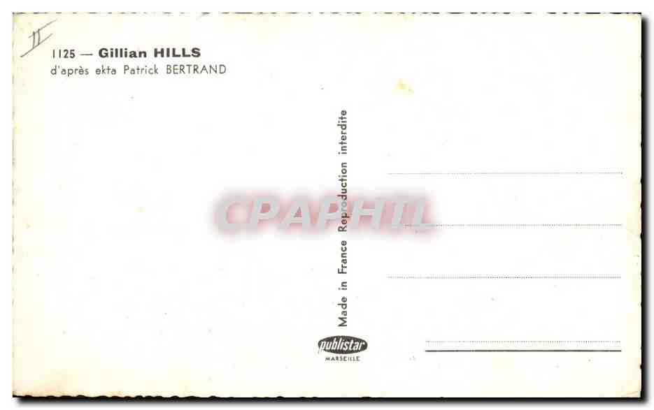 CPM Gillian Hills  — Rückseite