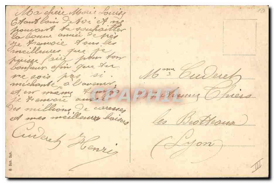 CPA Folklore Alsace Alsacienne — Verso