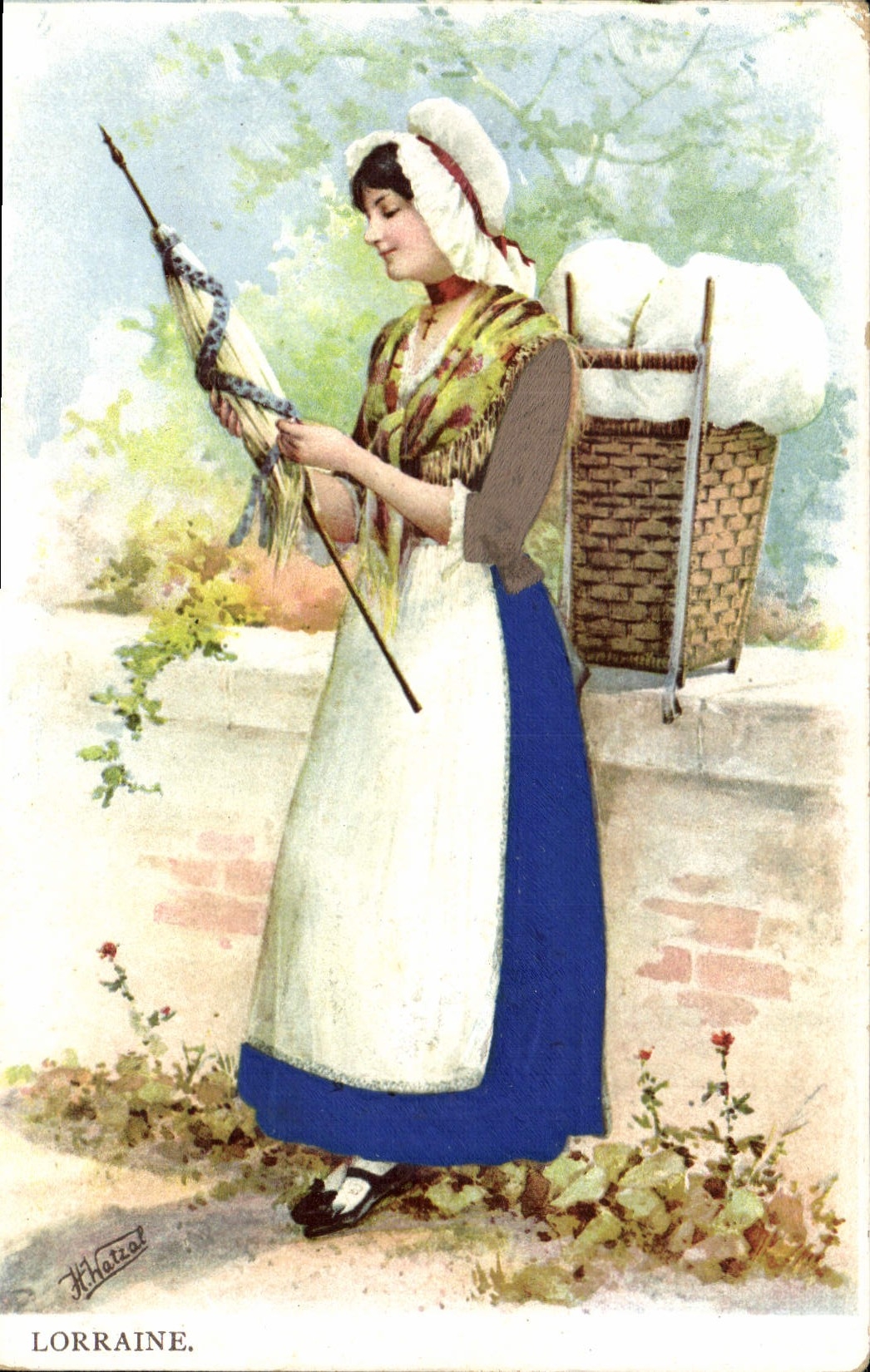 CPA Folklore Lorraine 
