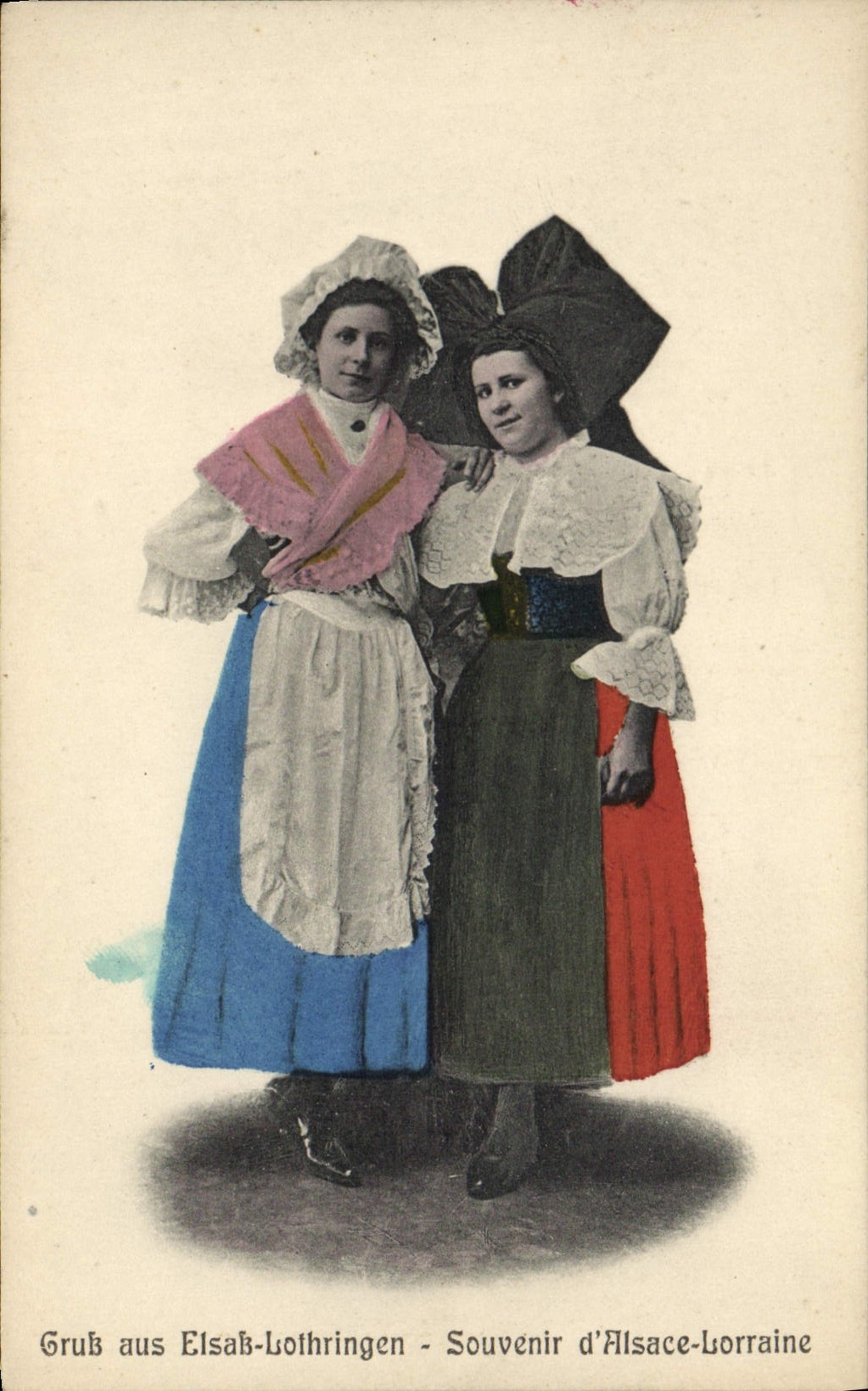 CPA Folklore Alsace Lorraine
