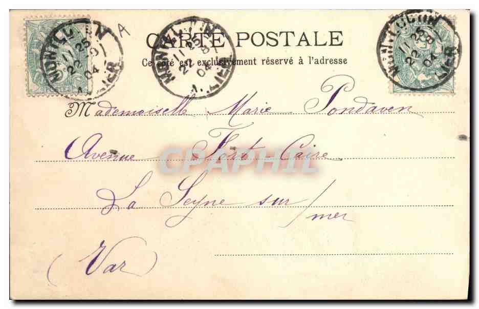 CPA Folklore Alsace Alsaciens et Lorrains — Verso