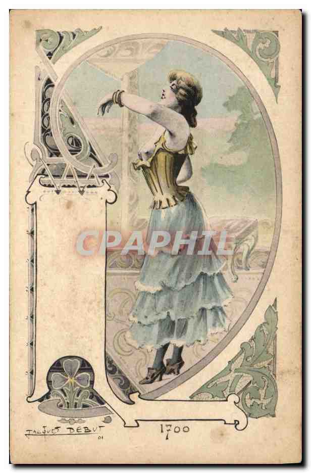 CPA Fantaisie Illustrateur Femme 1700 Jacques Debut