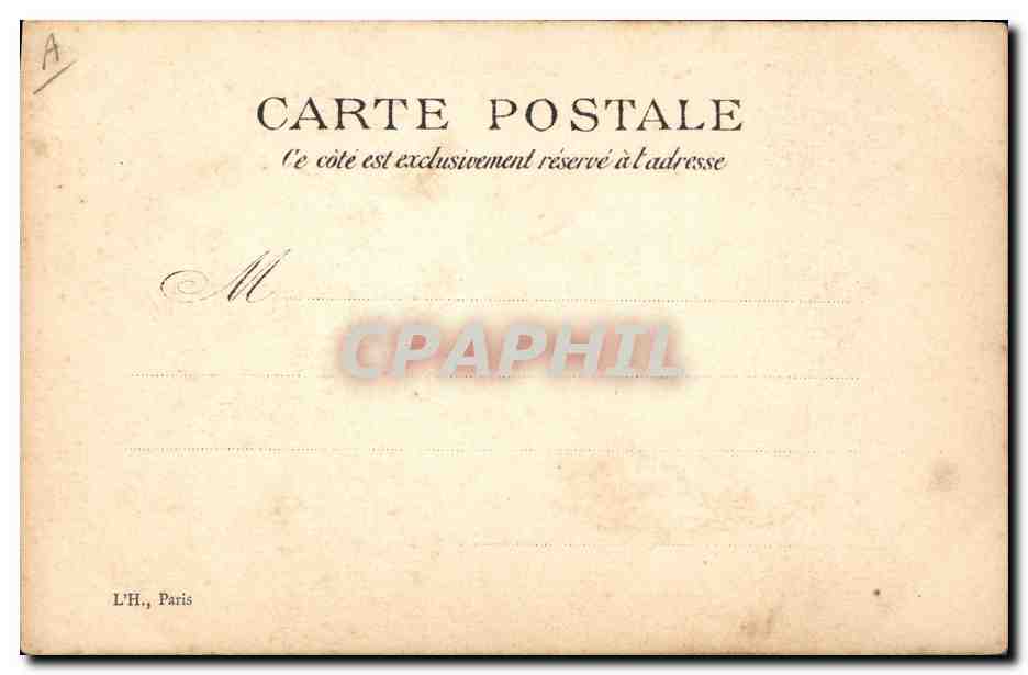 CPA Fantaisie Illustrateur Femme 1700 Jacques Debut — Rückseite