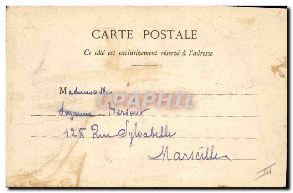 CPA Fantaisie Enfant Je serai bien gentille — Verso