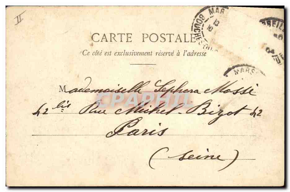 CPA Fantaisie Enfants La cigale et la fourmi  — Rückseite