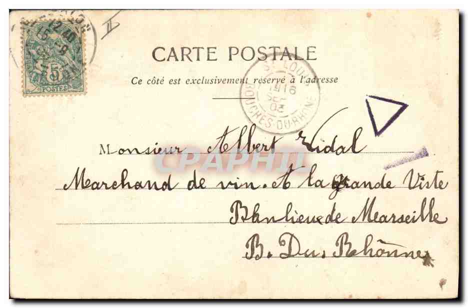 CPA Fantaisie Enfant Petits Dieux Hercule Dieu de la Force Lion — Rückseite