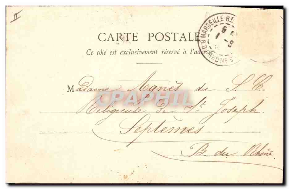 CPA Fantaisie Femme Jeanne d'Arc  — Verso