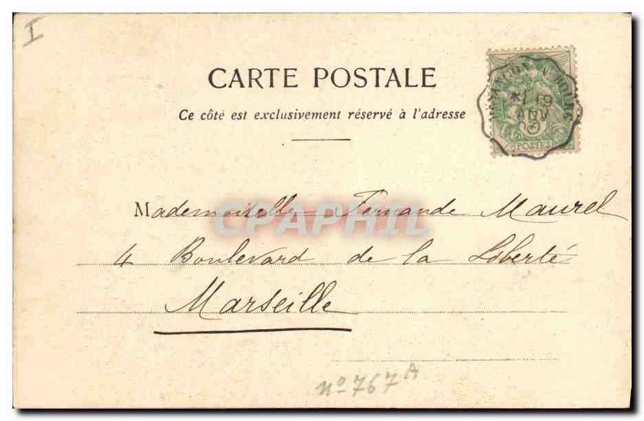CPA Fantaisie Enfant Noel de bebe — Rückseite