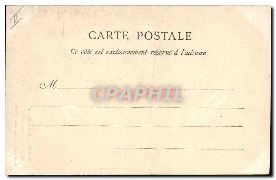 CPA Gargouille Paris Notre Dame Bete d'armortissement a la balustrade des tours — Verso