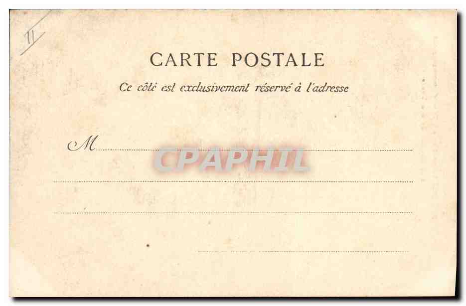 CPA Gargouille Paris Notre Dame Bete d'armortissement a la balustrade des tours — Verso