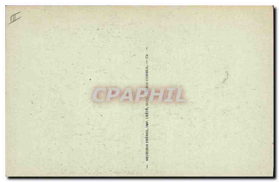 CPA Gargouille Paris Notre Dame Chimeres — Verso