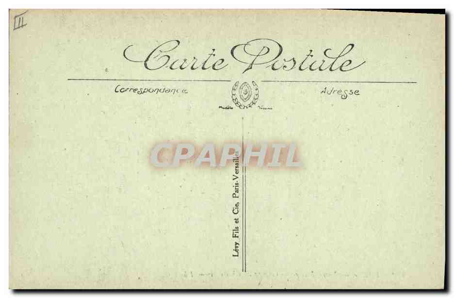 CPA Gargouille Paris Notre Dame Groupe de Chimeres — Verso