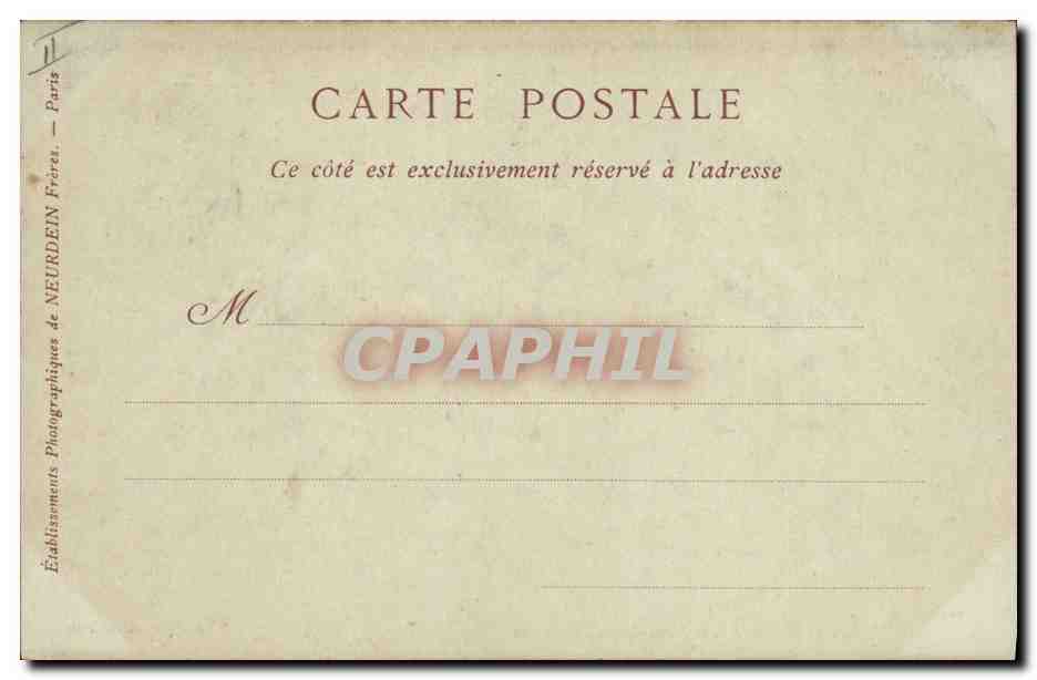 CPA Gargouille Paris Notre Dame Chimeres — Verso