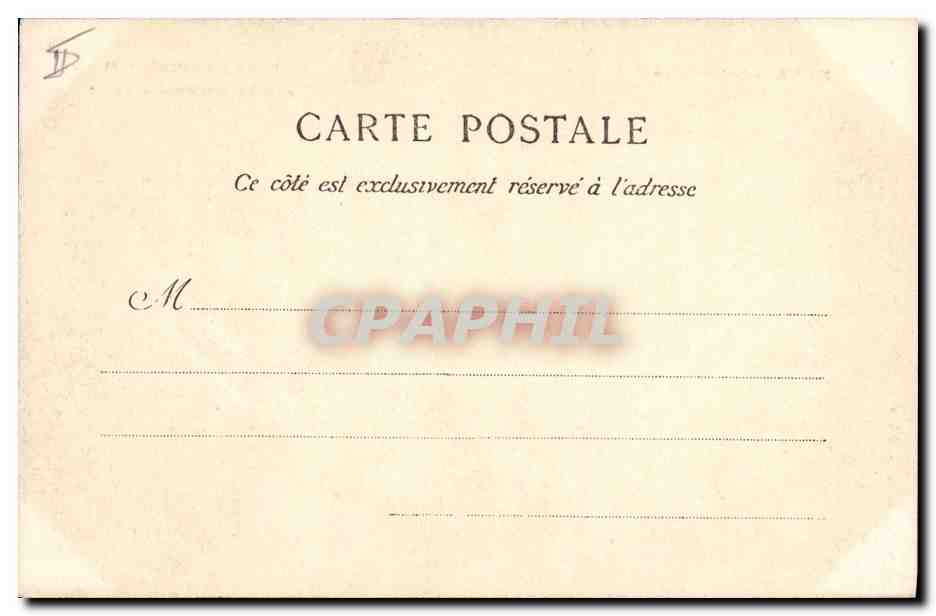 CPA Gargouille Paris Notre Dame Betes d'armortissement a la balustrade des tours — Verso