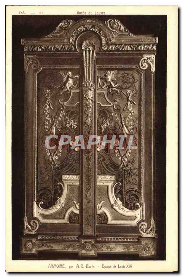 CPA Paris Musee du Louvre Armoire Louis XIV