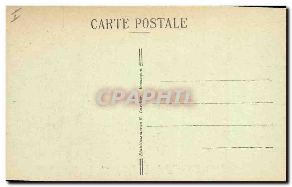 CPA Baume les Messieurs Tombeaux des Seigneurs de Baume — Rückseite