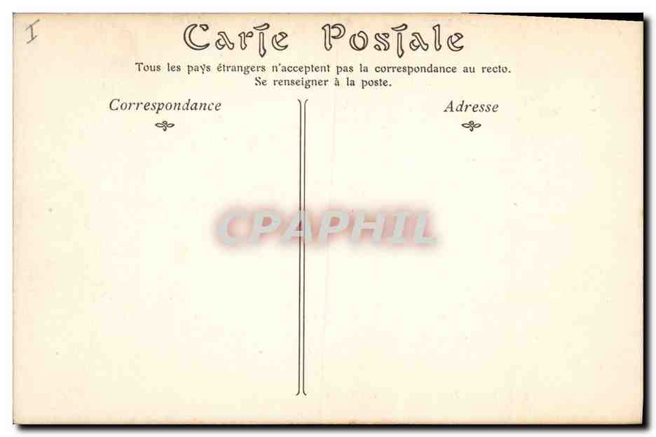 CPA Saint Pol de Leon L'ossuaire — Rückseite