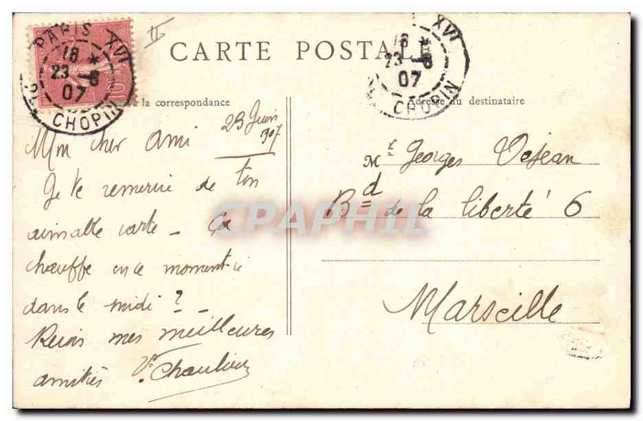 CPA Tombeau de Victor Hugo Caveaux du Pantheon  — Rückseite