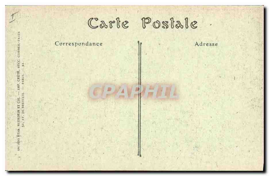 CPA Dreux Chapelle Saint Louis Tombeau du Duc d'Alencon Walhain — Rückseite