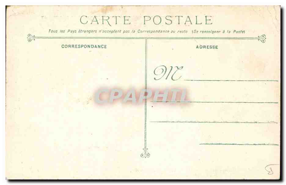 CPA Funerailles des victimes du Latouche Treville Le ministre Thomson et les autorites locales — Verso
