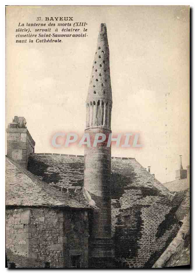 CPA Bayeux La lanterne des morts 