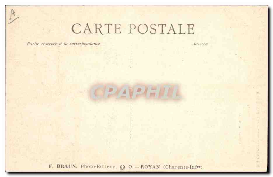 CPA Ile d'Oleron St Pierre La lanterne des morts  — Rückseite