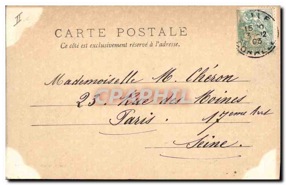 CPA Aubazine Interieur de l'eglise Tombeau de St Etienne — Rückseite