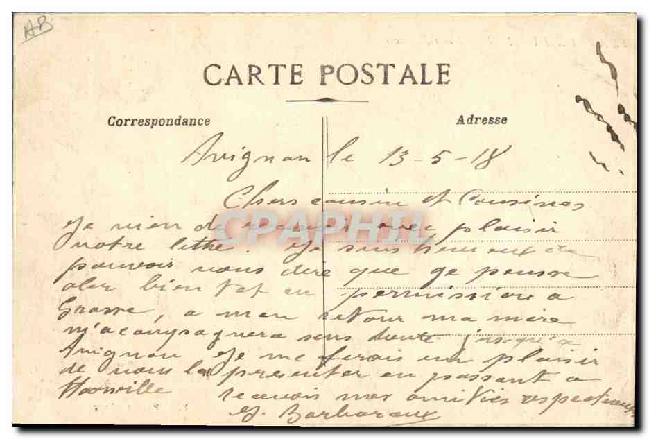 CPA Militaria Travaux du Genie Pont Tarron — Rückseite