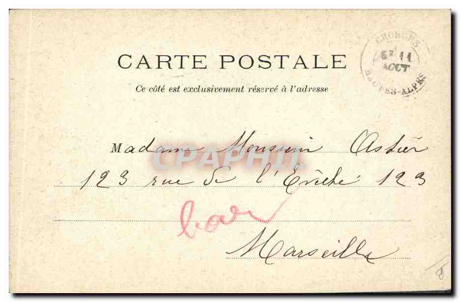 Soldati che attraversano un ponte galleggiante — 11-8-1908 — editore non identificato — Verso