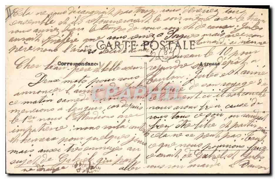 Avignon — Brückenbau nach Parade für Abrissvorbereitungen — Unbekannter Verlag, Nr. 136 — Rückseite