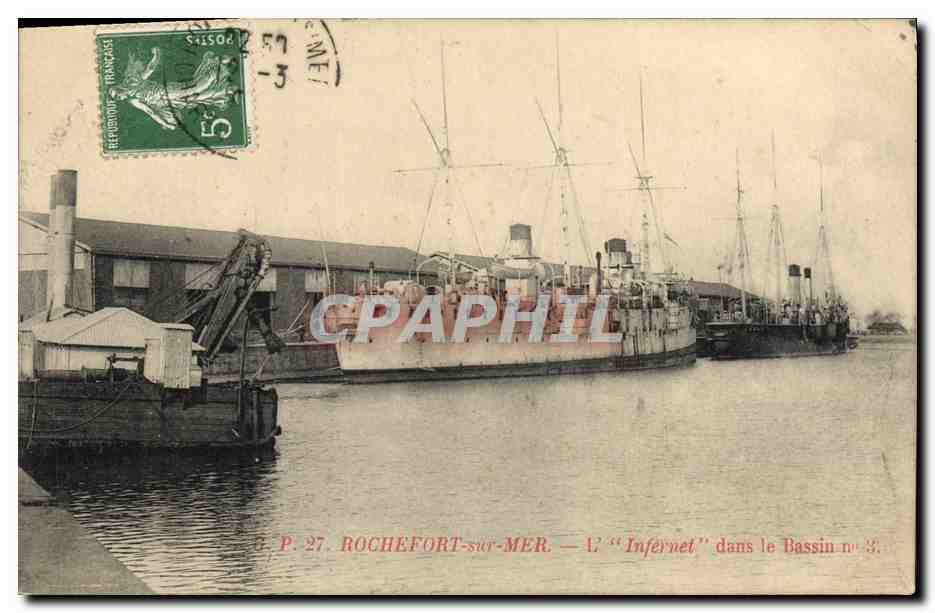 Rochefort-sur-Mer — Le « Inféret » dans le Bassin n° 3 — P. 27