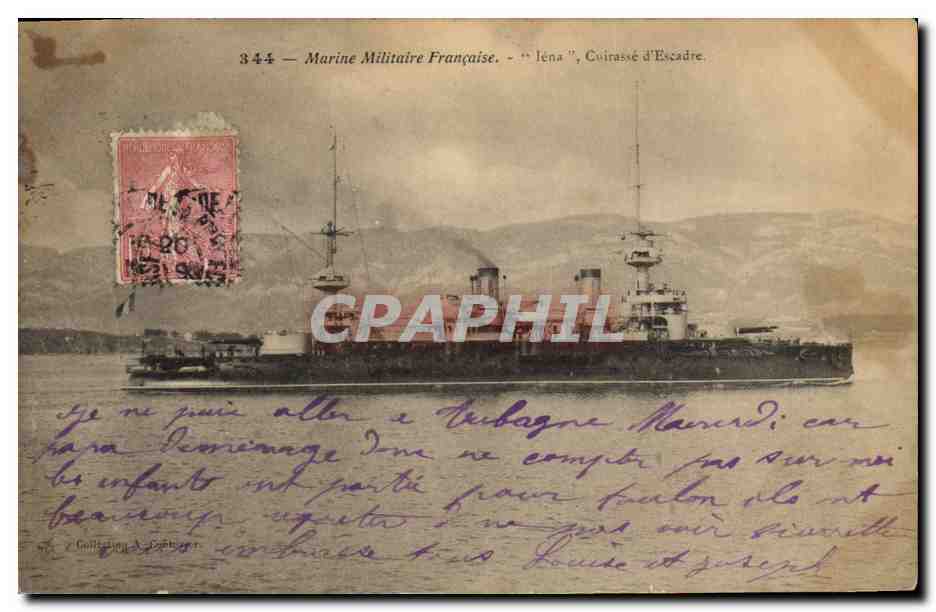 CPA Bateau Iena Cuirasse d'escadre