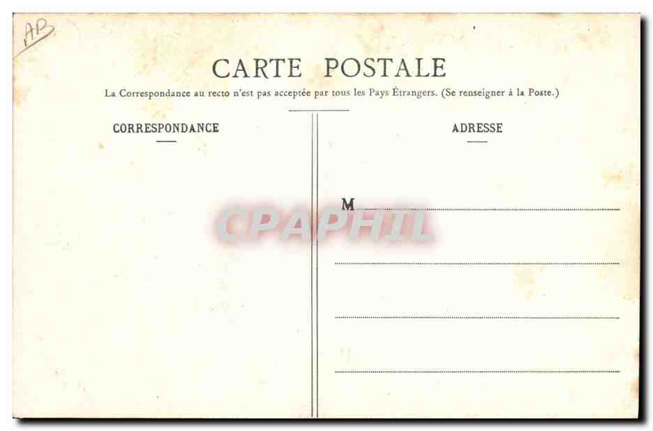 Le Cuirassé anglais Illustrious en rade de Brest — Fêtes Franco-Anglaises, Juillet 1905 — Collection H. Laurent, Port-Louis — Achterkant